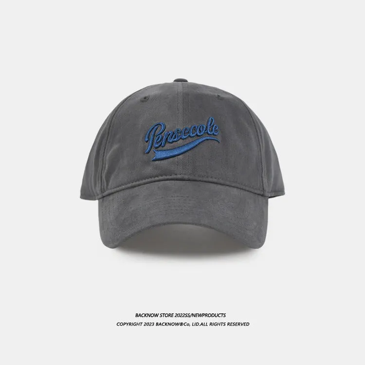 Oversized Letter Baseball Cap