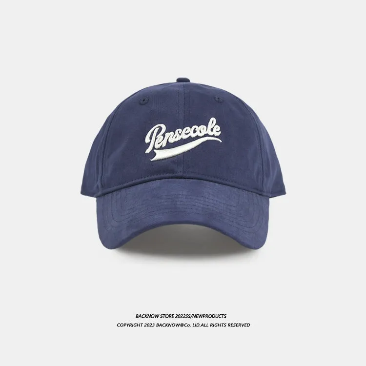 Oversized Letter Baseball Cap
