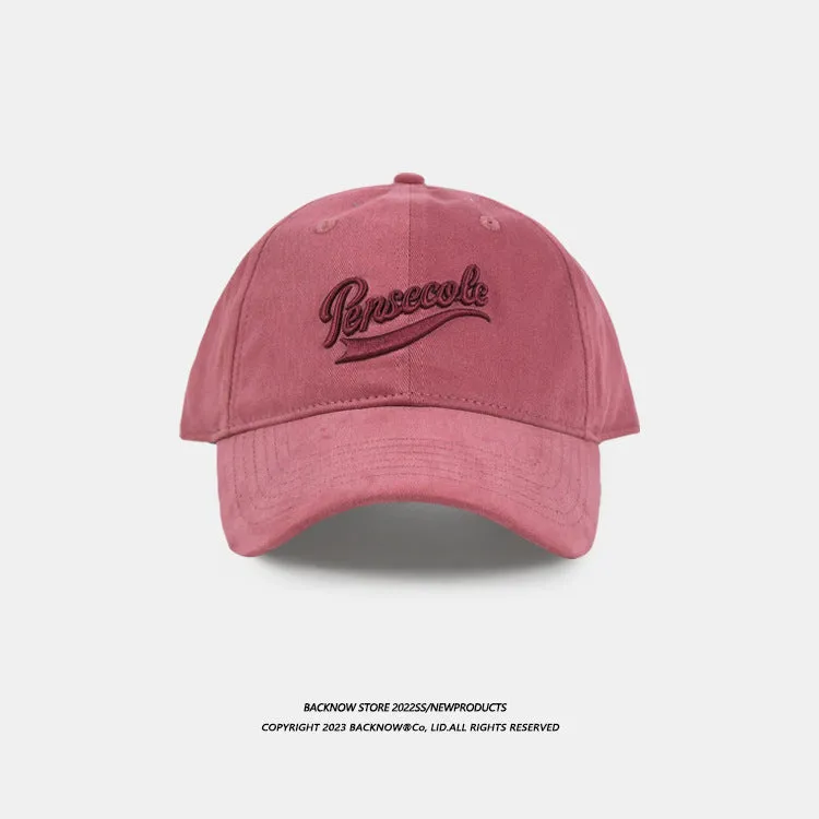 Oversized Letter Baseball Cap