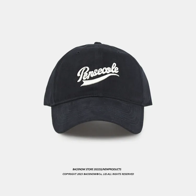 Oversized Letter Baseball Cap