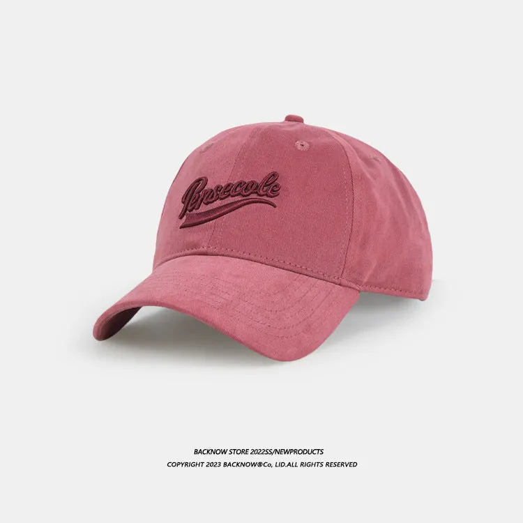 Oversized Letter Baseball Cap