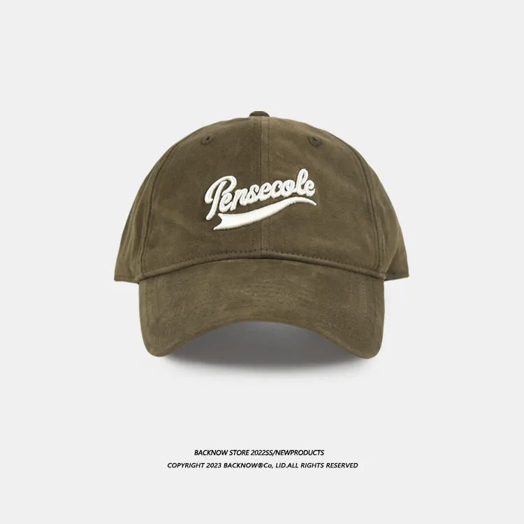 Oversized Letter Baseball Cap