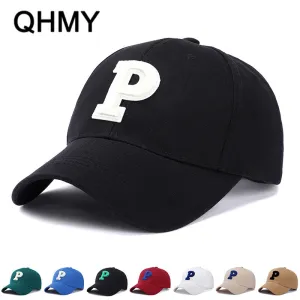 P Logo All-Season Sun Protection Baseball Cap casual-baseball-cap