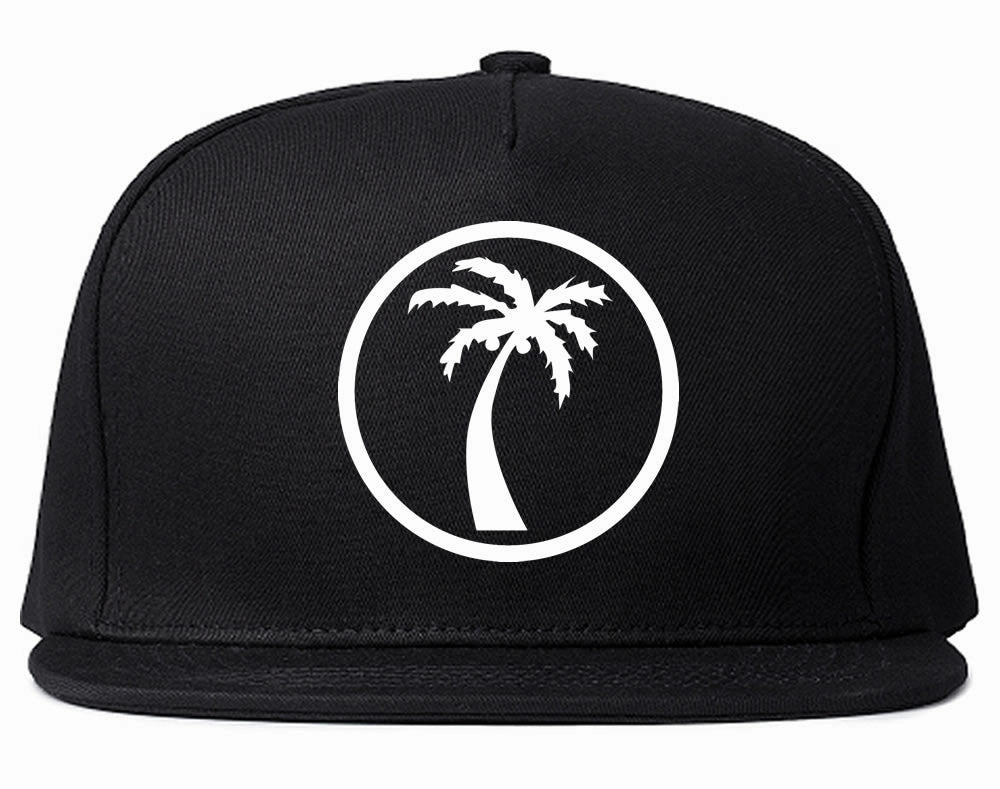 Palm Tree Chest Logo Snapback Hat Cap