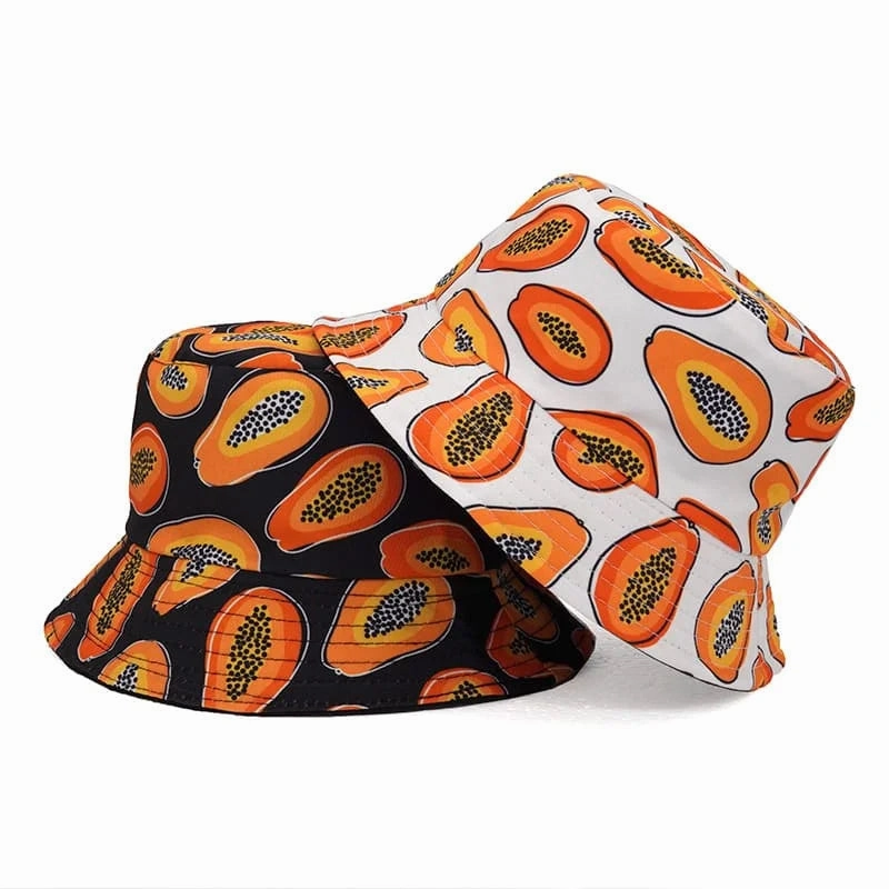 Papaya Reversible Bucket Hat