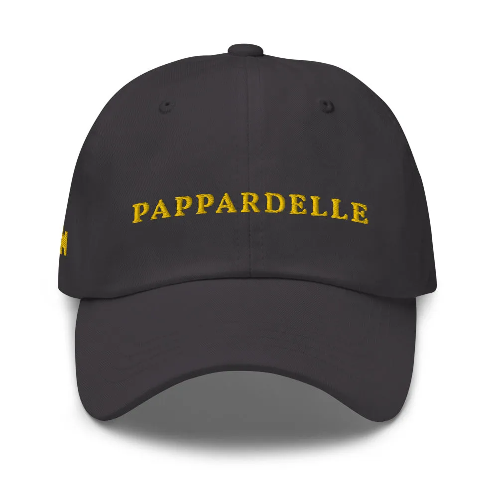 Pappardelle Cap Dad Logo   Colours