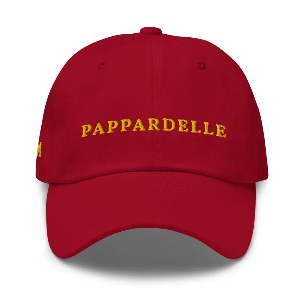 Pappardelle Cap Dad Logo   Colours