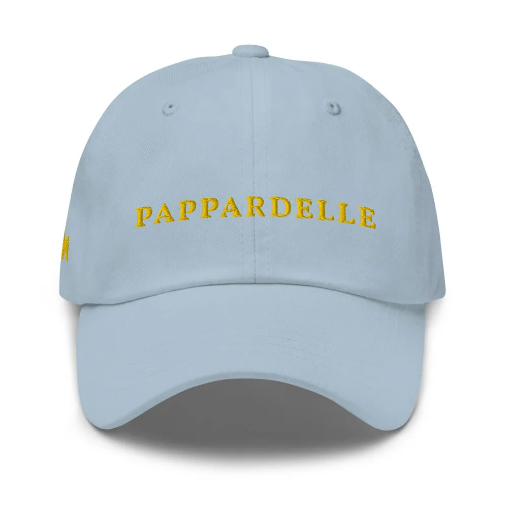 Pappardelle Cap Dad Logo   Colours