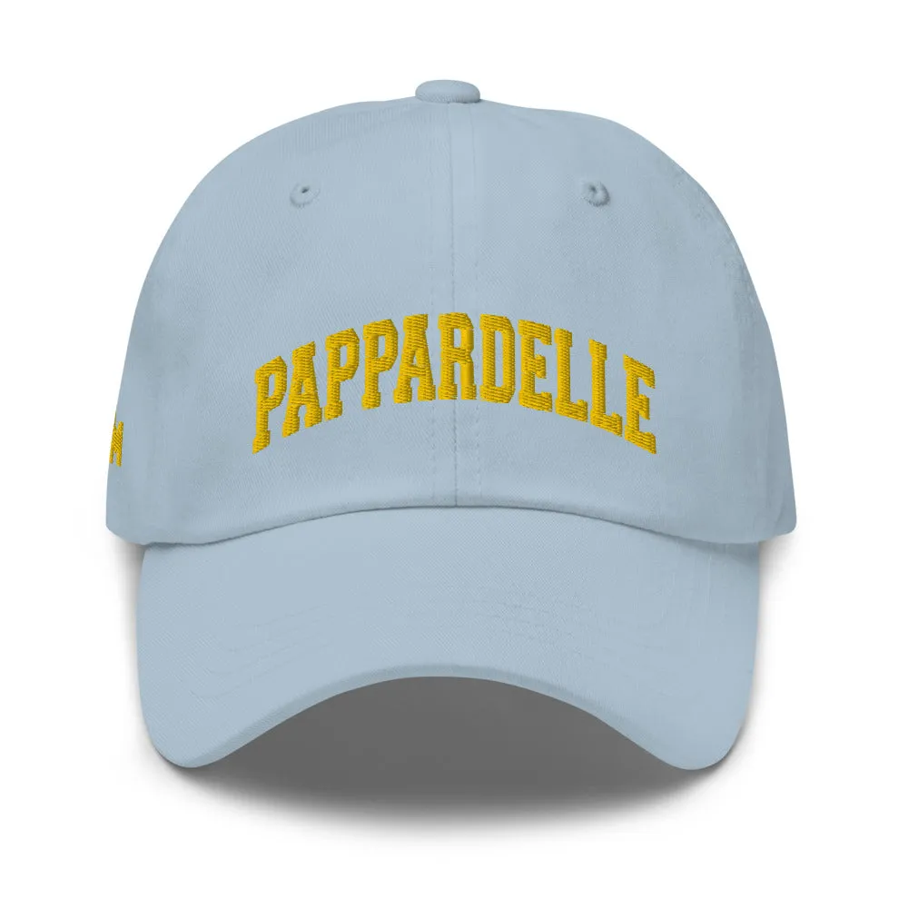 Pappardelle Cap sports Logo   Colours