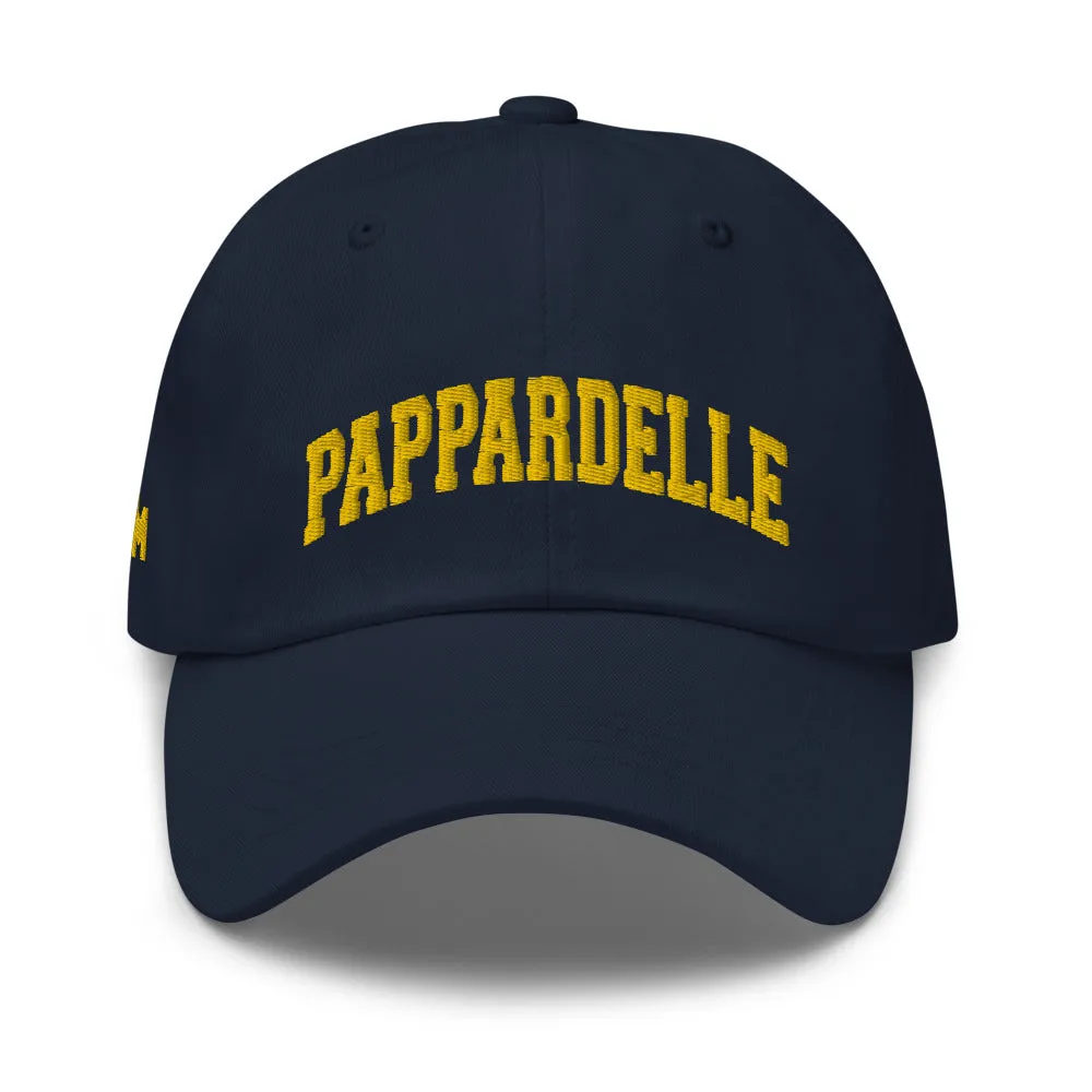 Pappardelle Cap sports Logo   Colours