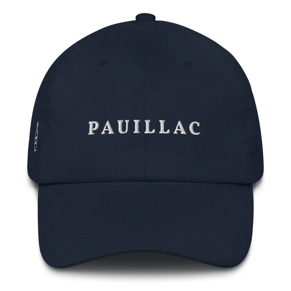 Pauillac Cap White Font casual-baseball-cap