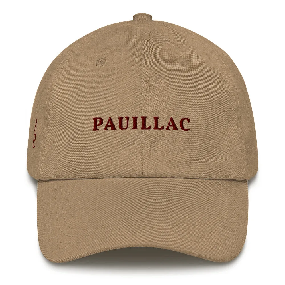 Pauillac Cap Wine Font casual-baseball-cap