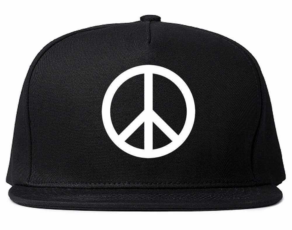 Peace Sign Symbol Meme Snapback Hat Cap
