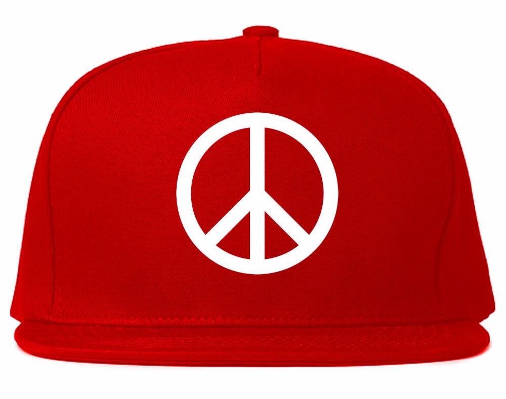 Peace Sign Symbol Meme Snapback Hat Cap