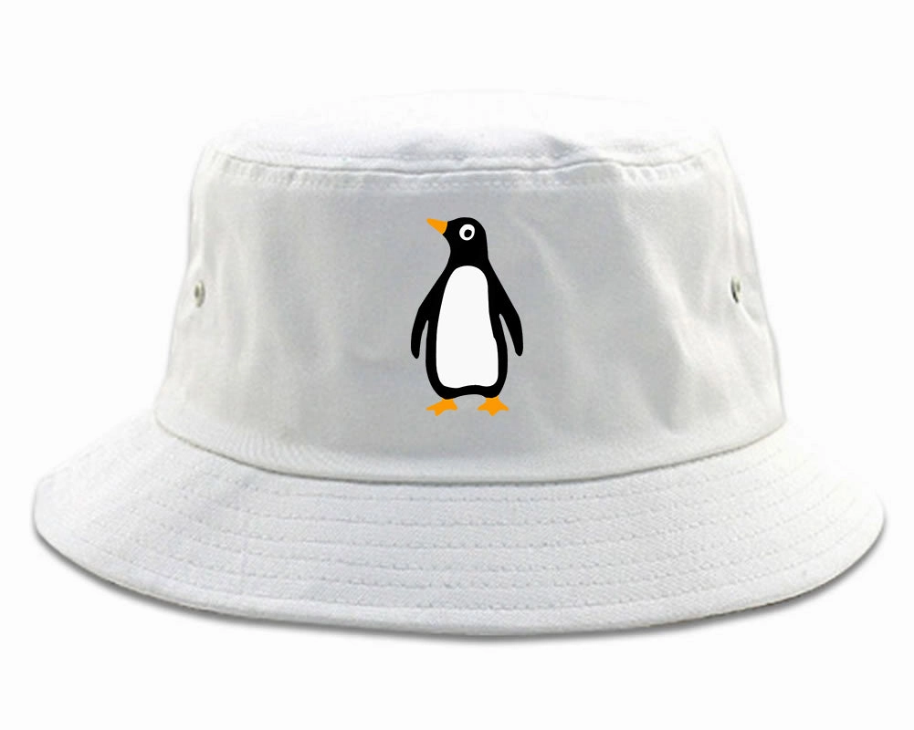 Penguin Animal Chest Mens Bucket Hat
