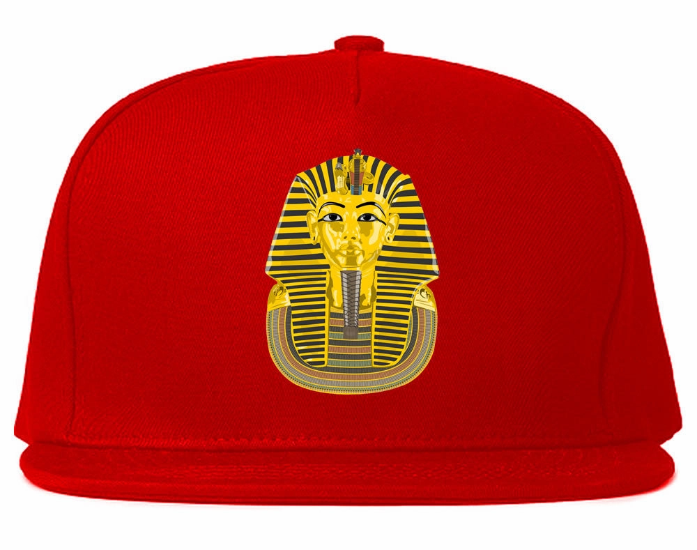 Pharaoh Egypt Gold Egyptian Head Snapback Hat