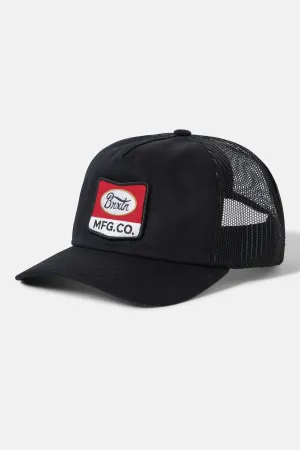 Phillips Netplus Trucker Hat - Black/Black casual-dad-hat