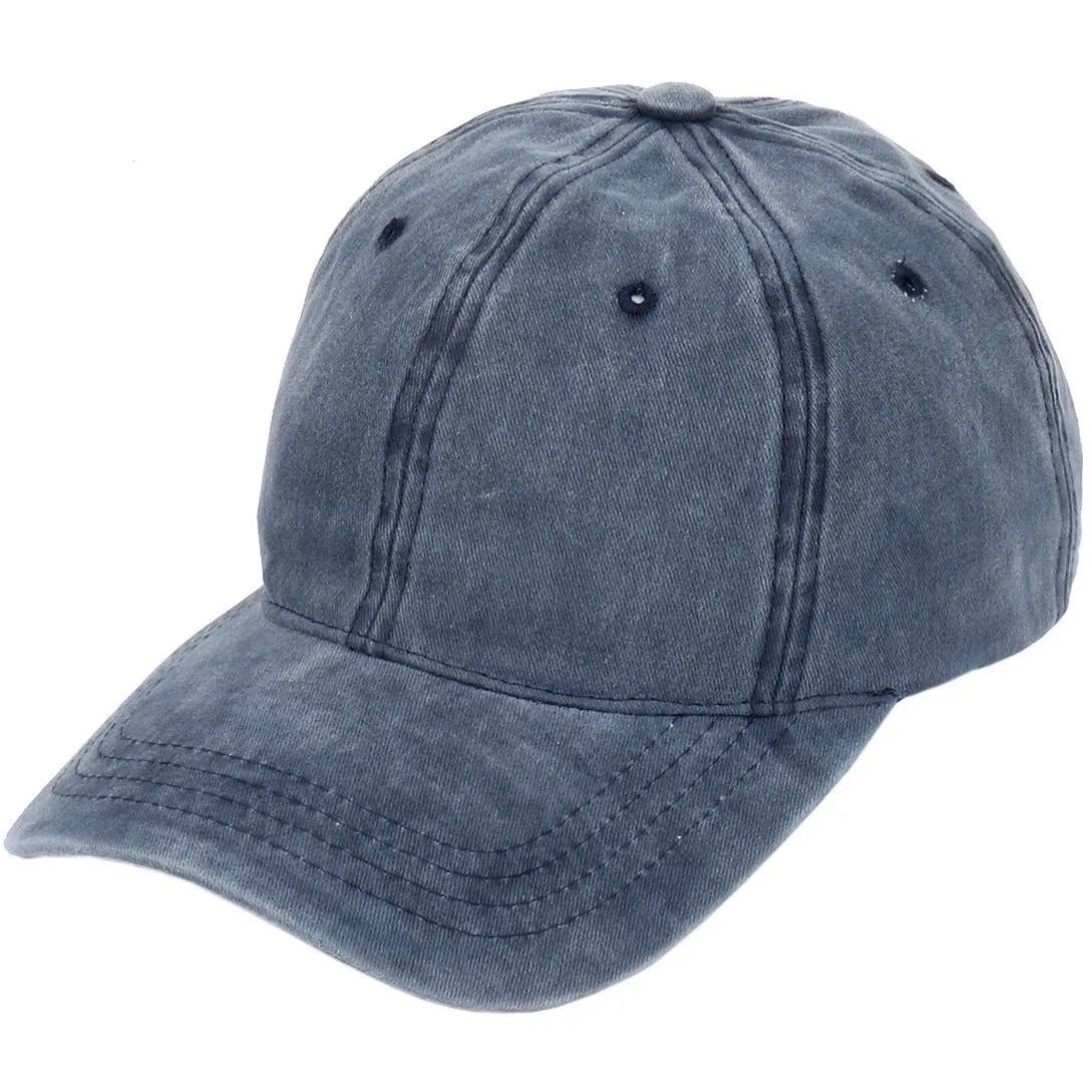 Pigment Dyed Buckle Strapback Hat casual-dad-hat