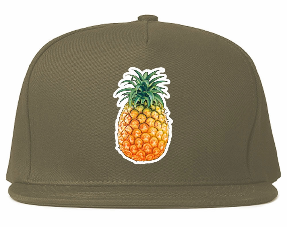 Pineapple Chest Logo Meme Snapback Hat Cap
