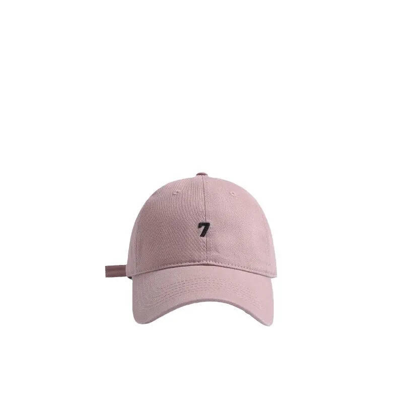 Pink Wide-Brim Baseball Cap