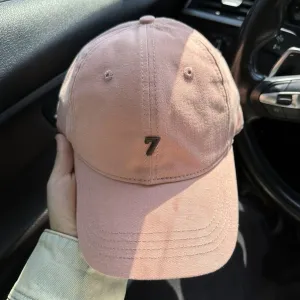 Pink Wide-Brim Baseball Cap casual-baseball-cap
