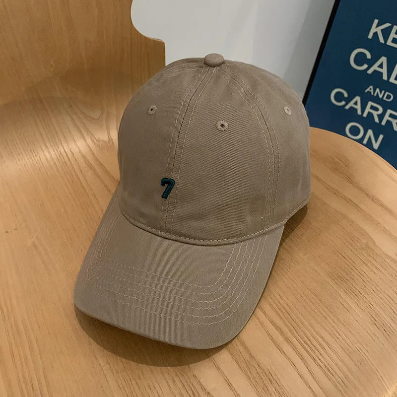 Pink Wide-Brim Baseball Cap