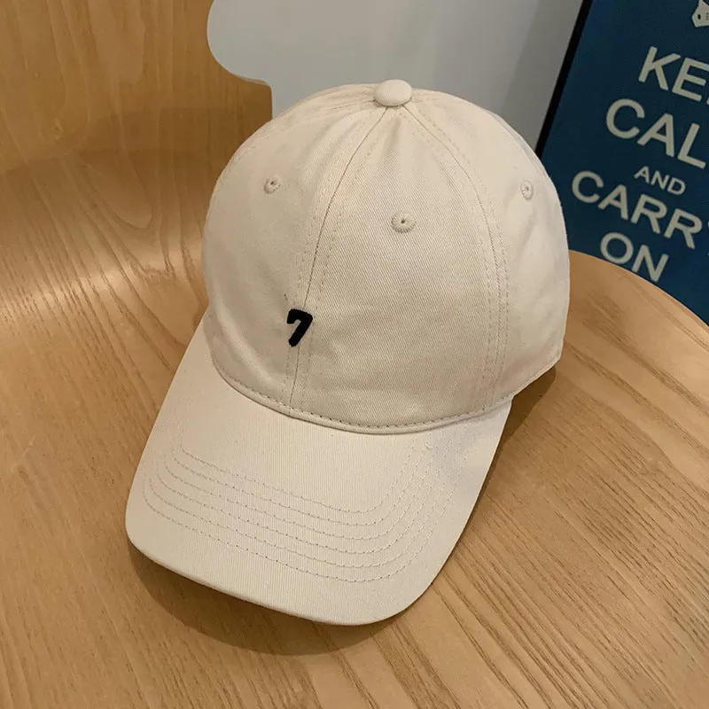 Pink Wide-Brim Baseball Cap