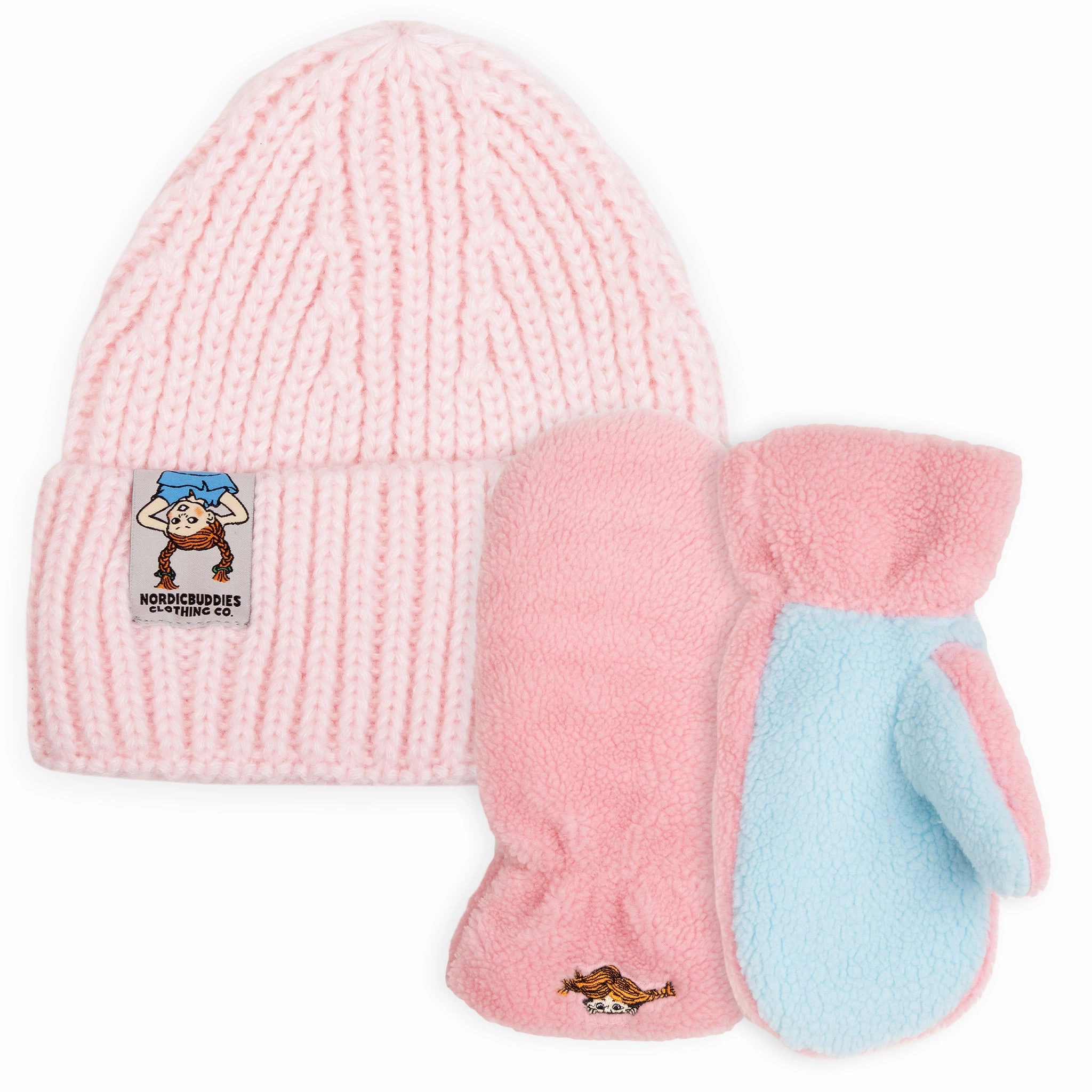Pippi Beanie and Mittens Combo winter-soft-felt-hat