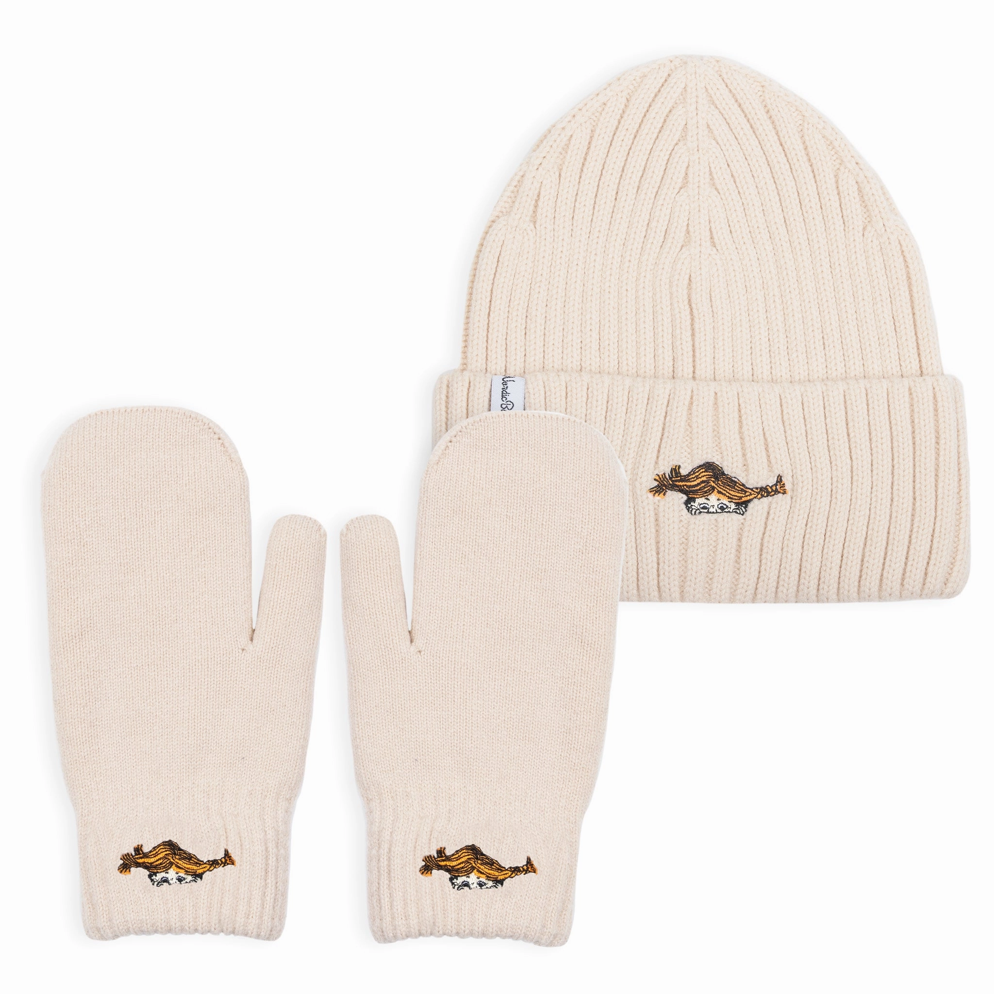 Pippi Beanie and Mittens Combo winter-soft-felt-hat