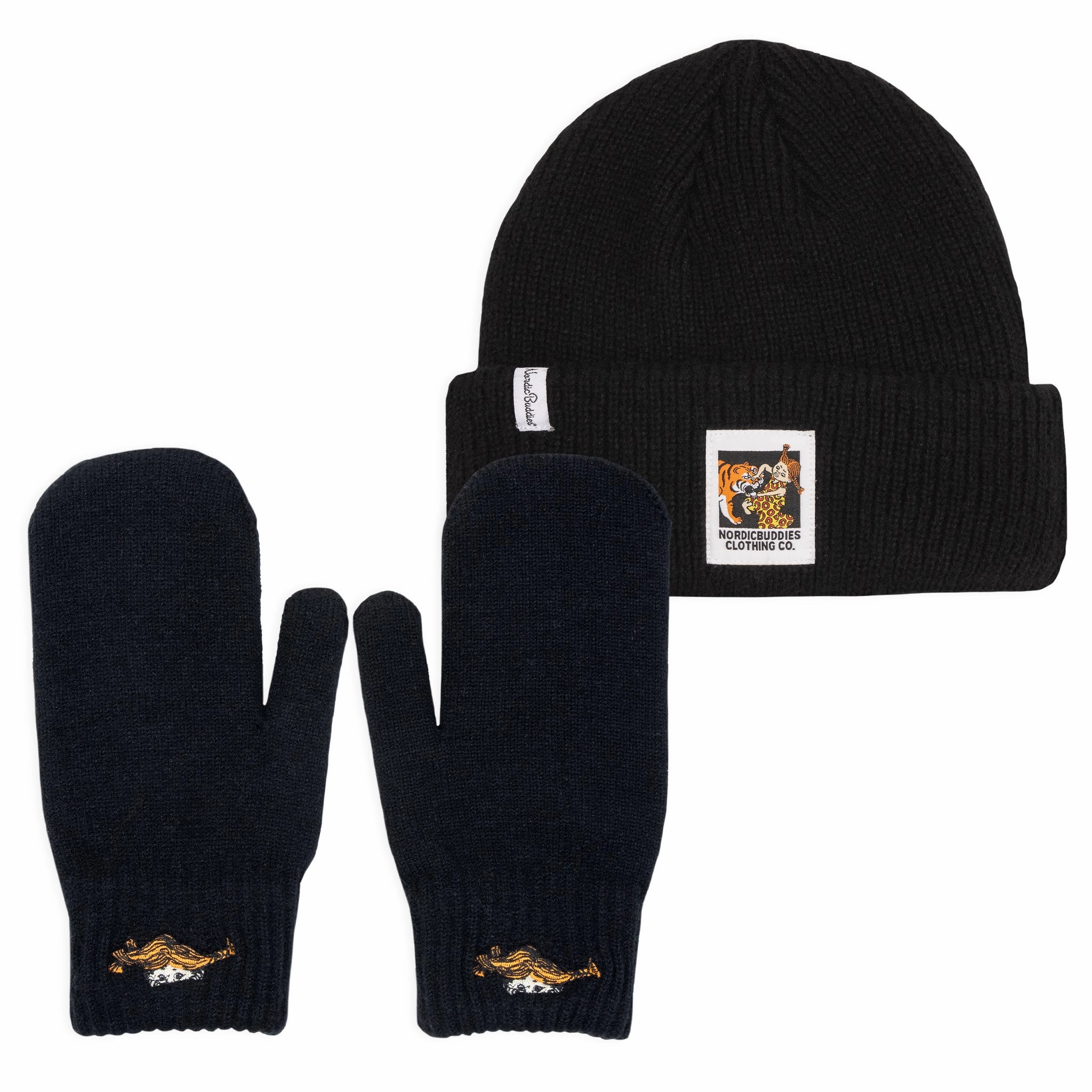 Pippi Beanie and Mittens Combo winter-soft-felt-hat