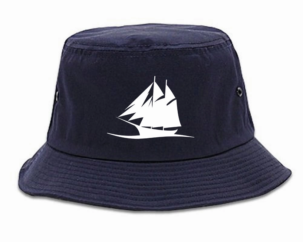Pirate Ship Chest Mens Bucket Hat