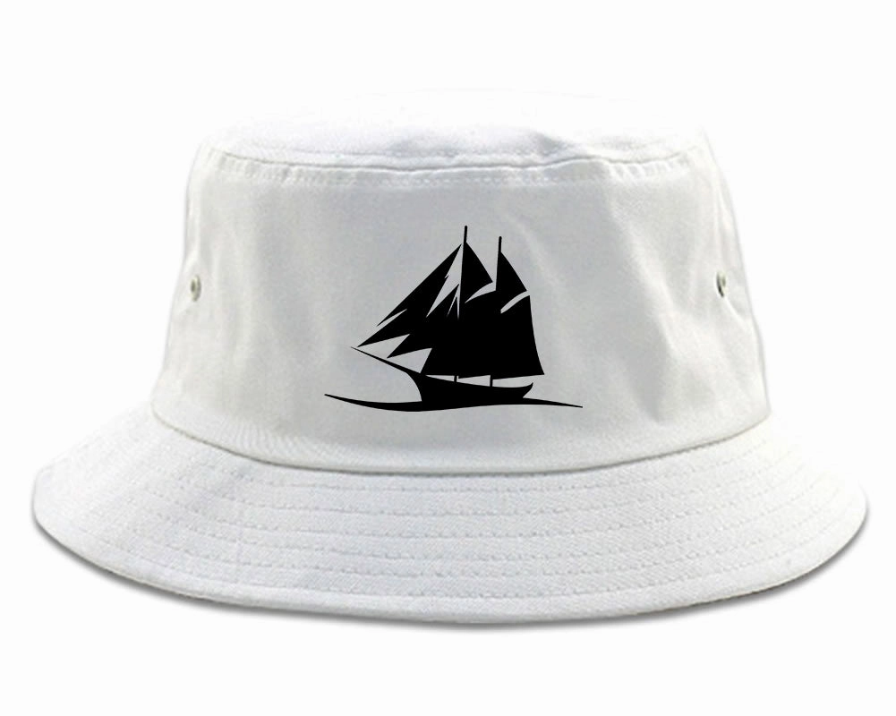 Pirate Ship Chest Mens Bucket Hat