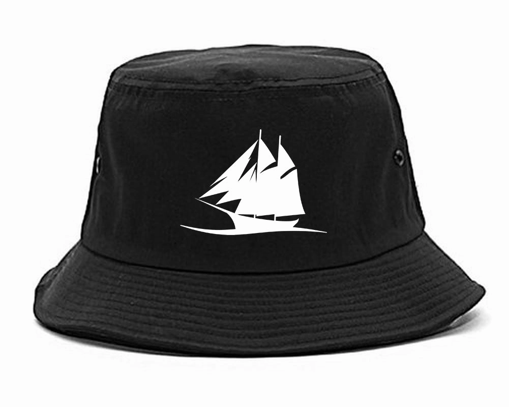 Pirate Ship Chest Mens Bucket Hat