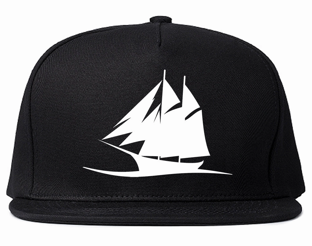 Pirate Ship Chest Mens Snapback Hat