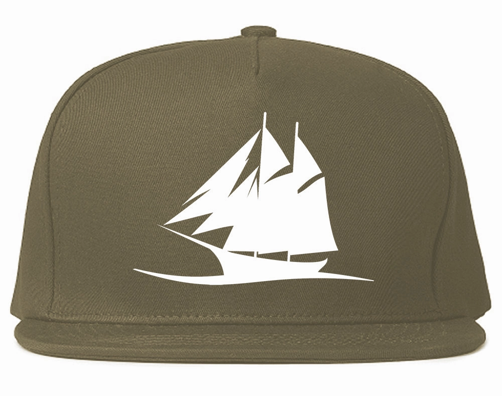 Pirate Ship Chest Mens Snapback Hat