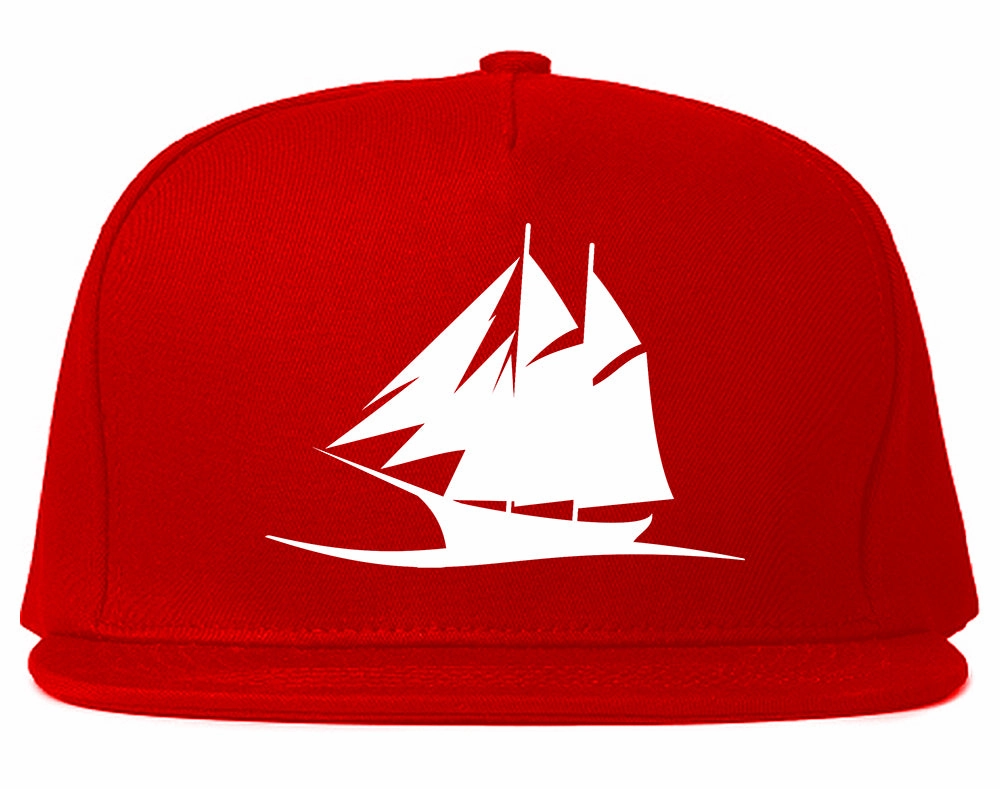 Pirate Ship Chest Mens Snapback Hat