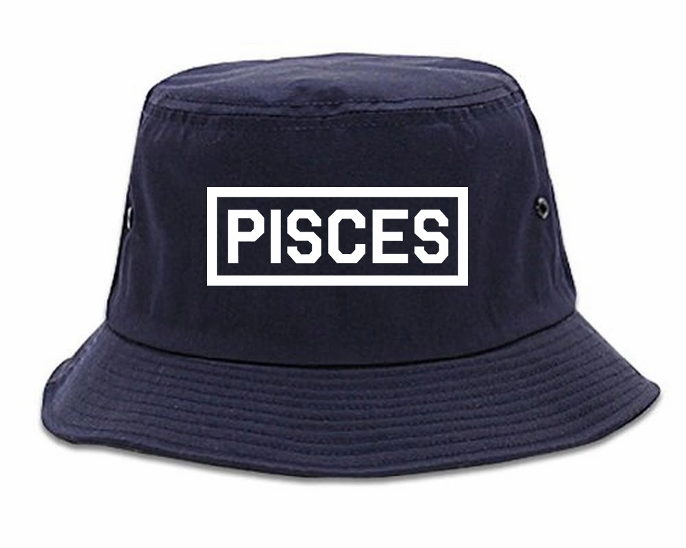 Pisces Horoscope Sign Mens Bucket Hat