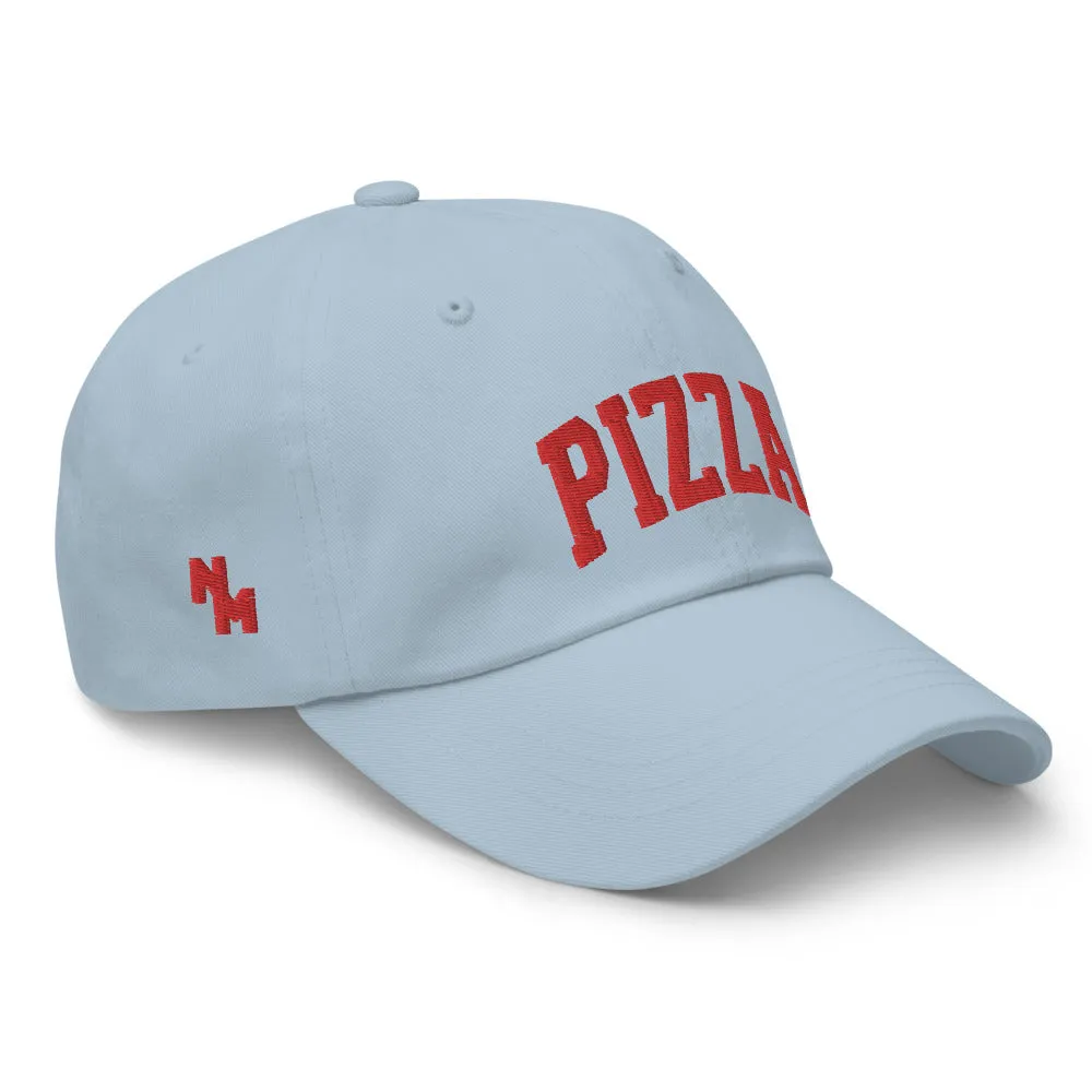 Pizza Cap Sports Logo Red   colours