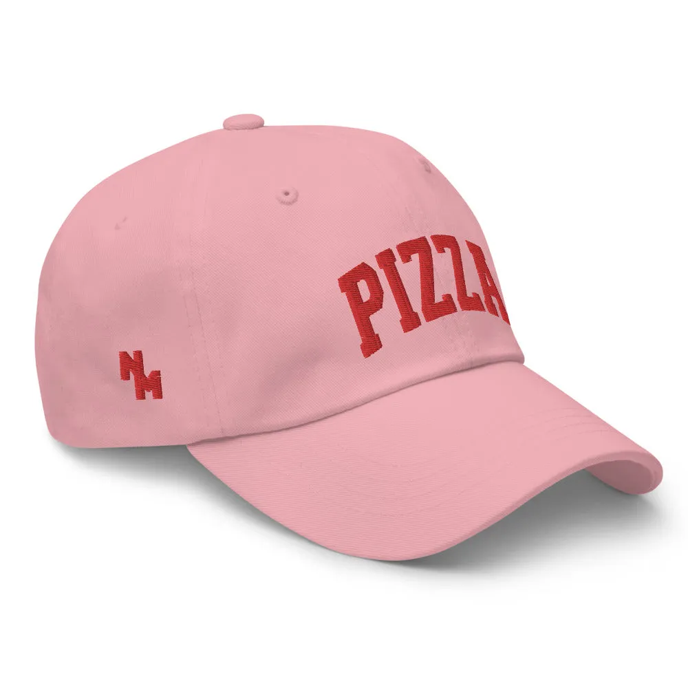 Pizza Cap Sports Logo Red   colours