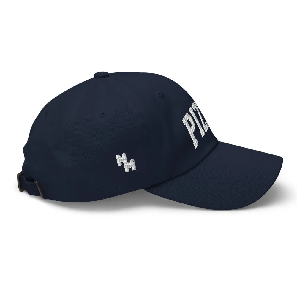 Pizza Cap Sports Logo White   Colours