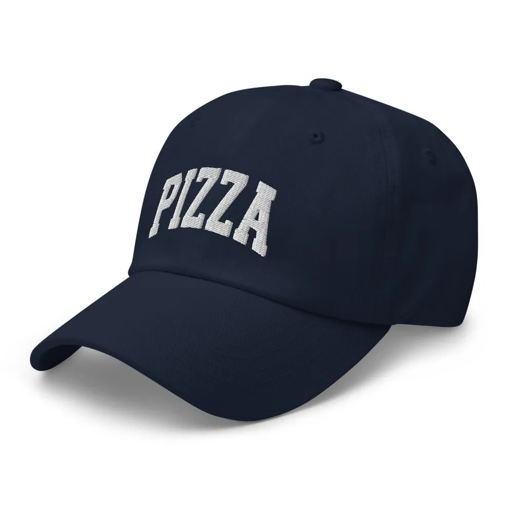 Pizza Cap Sports Logo White   Colours
