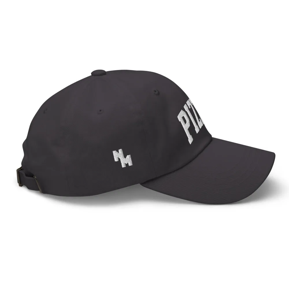 Pizza Cap Sports Logo White   Colours