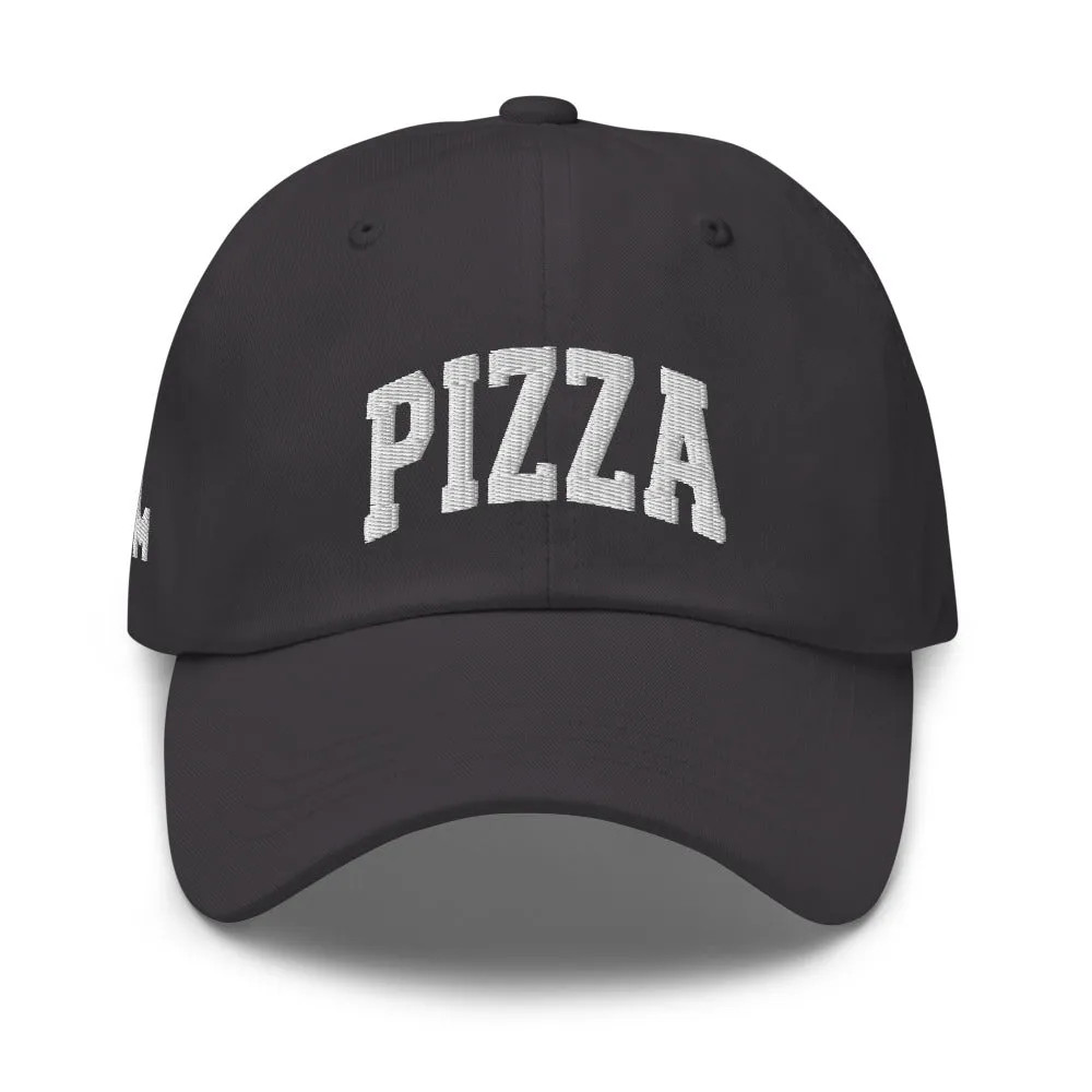 Pizza Cap Sports Logo White   Colours