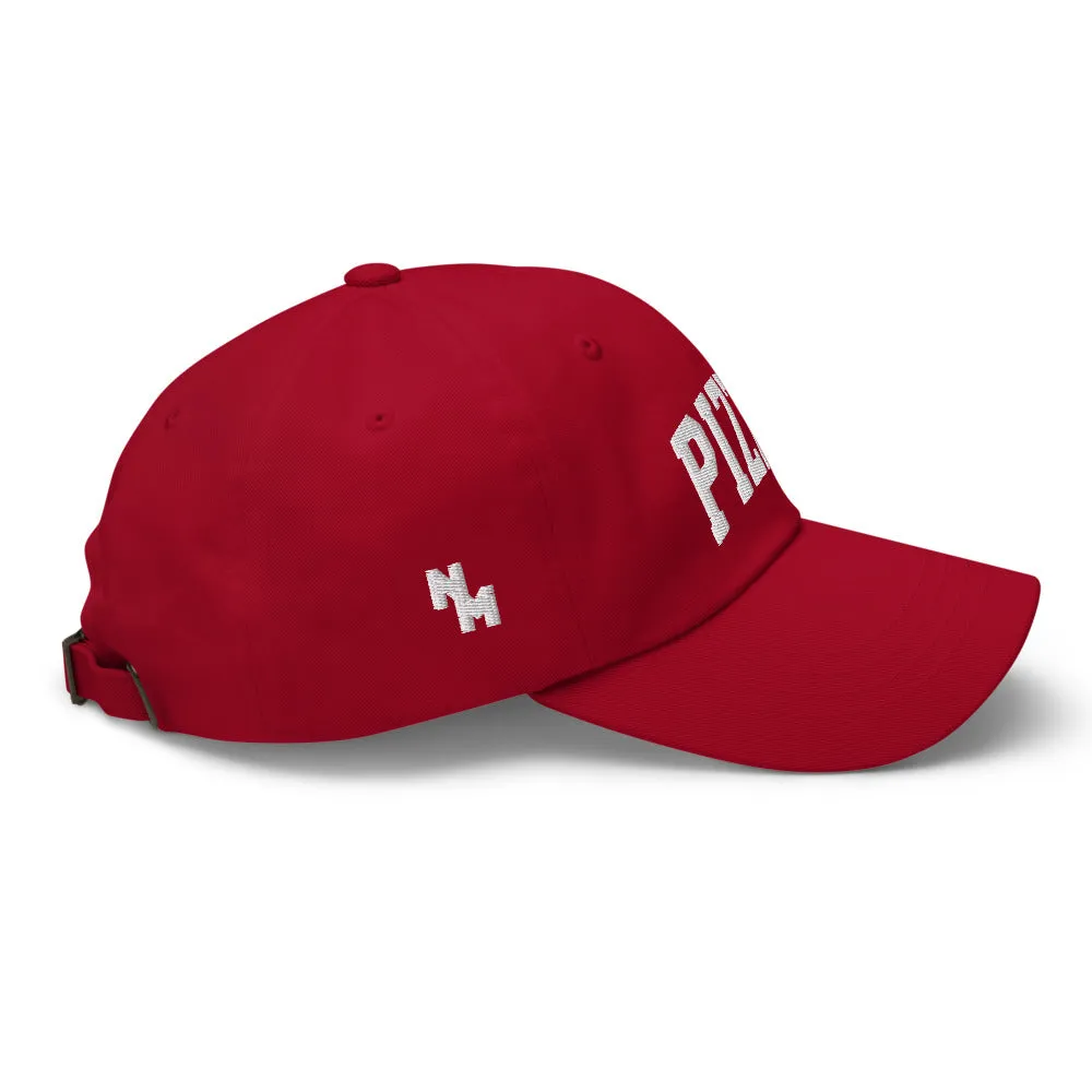 Pizza Cap Sports Logo White   Colours