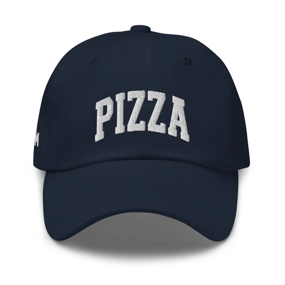 Pizza Cap Sports Logo White   Colours