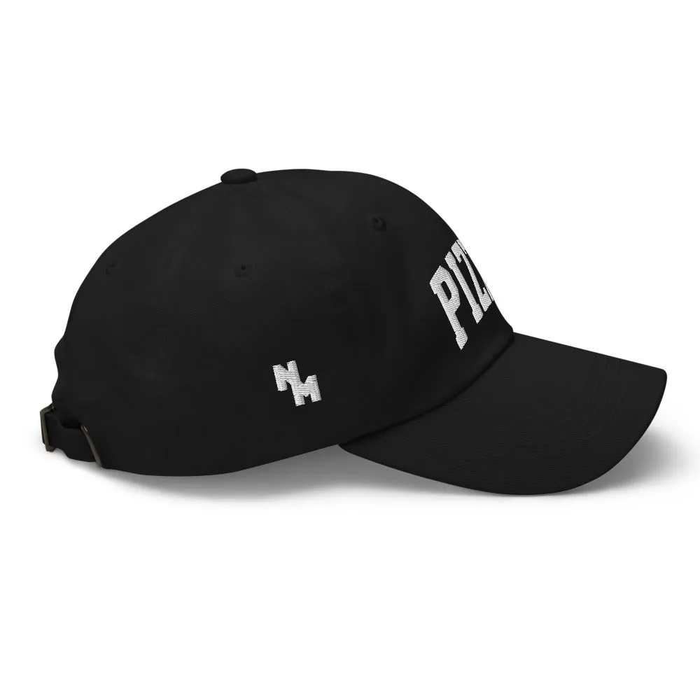 Pizza Cap Sports Logo White   Colours
