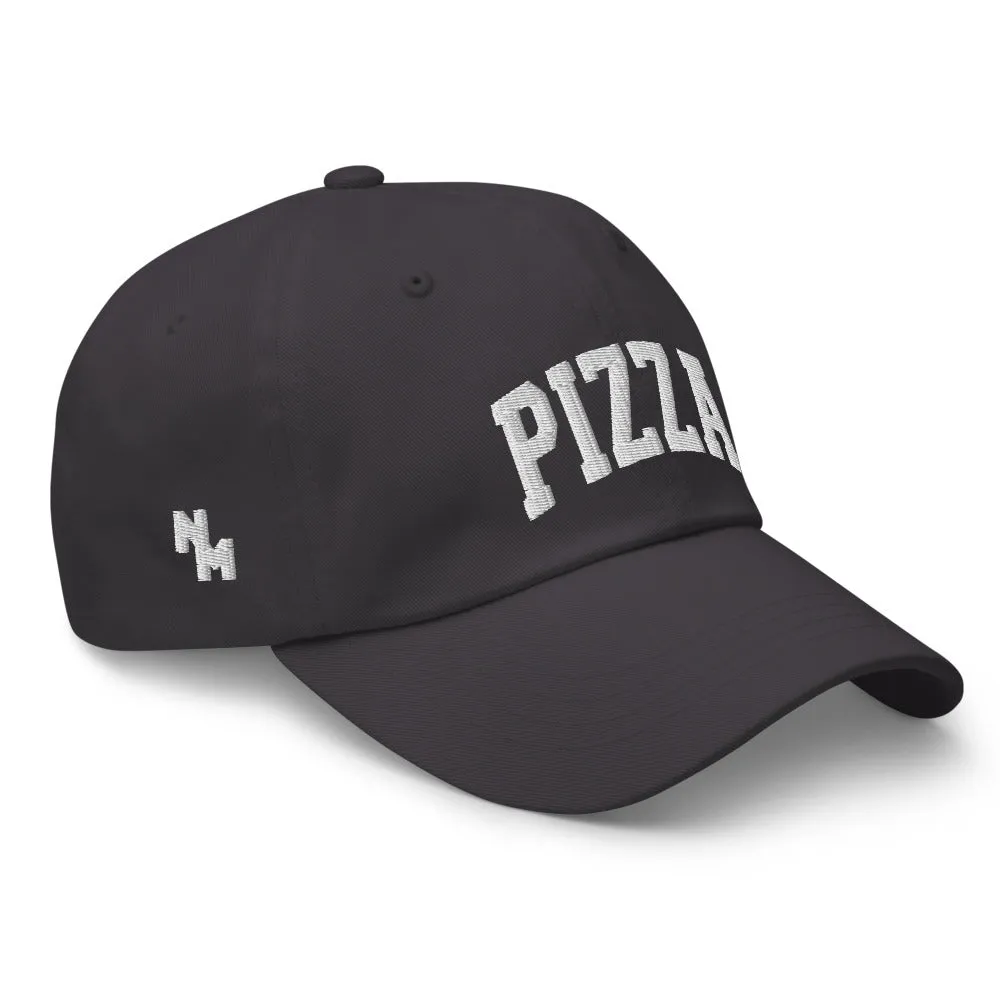 Pizza Cap Sports Logo White   Colours
