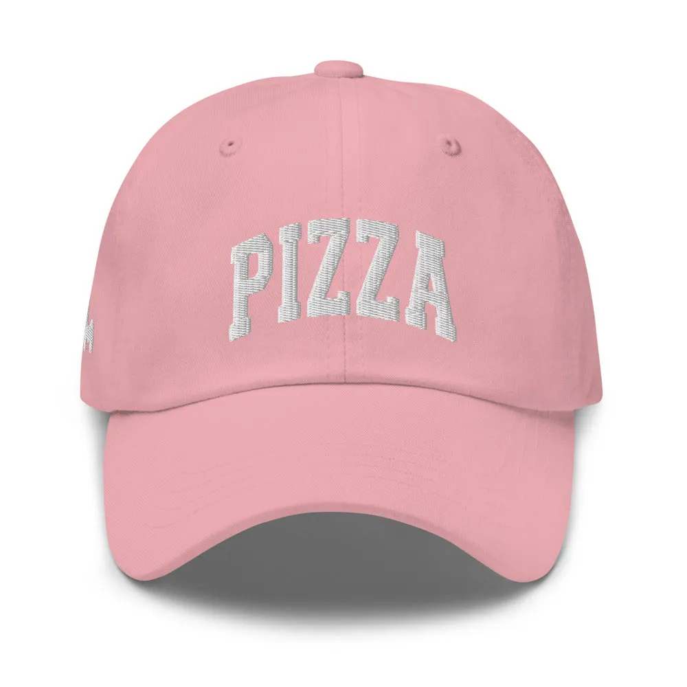 Pizza Cap Sports Logo White   Colours