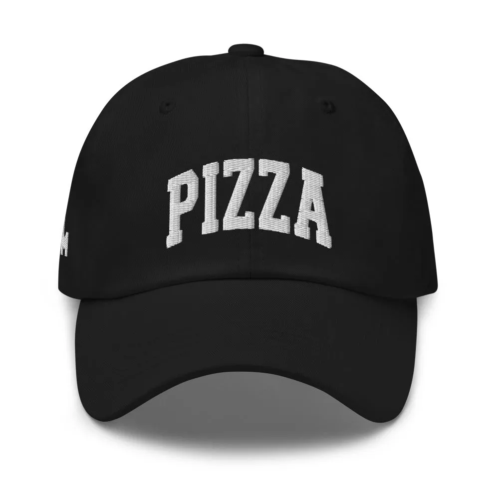 Pizza Cap Sports Logo White   Colours