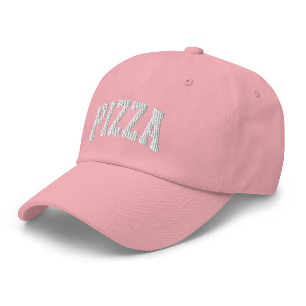 Pizza Cap Sports Logo White   Colours
